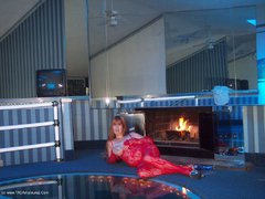 Milf MoonAynjl. By the Fire Free Pic 5