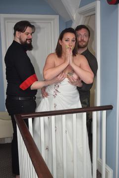 DivineMilfs - Bride Sara Banks gets fucked by hubby and best man Free Pic 4