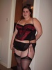 Red and black corset Free Pic