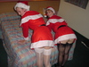 Two Naughty Miss Santas
