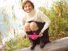 Outdoors in Pantyhose