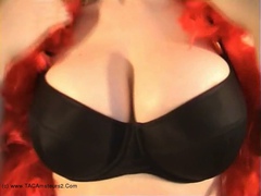 Busty Misha - Black and Red Free Pic 2